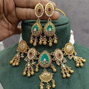 Manisha Jewellery Traditional Pota Stone Pearl Choker Necklace Set