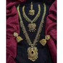 Manisha Jewellery Designer Austrian Stone Beads Dual Necklace Set
