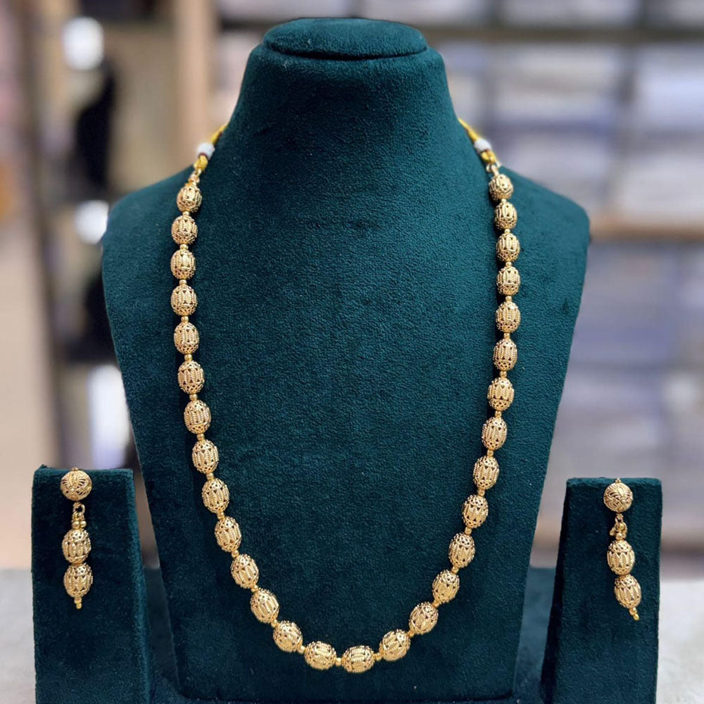 Manisha Jewellery Elegant Beaded Long Necklace Set