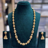 Manisha Jewellery Elegant Pota Stone And Beaded Long Necklace Set