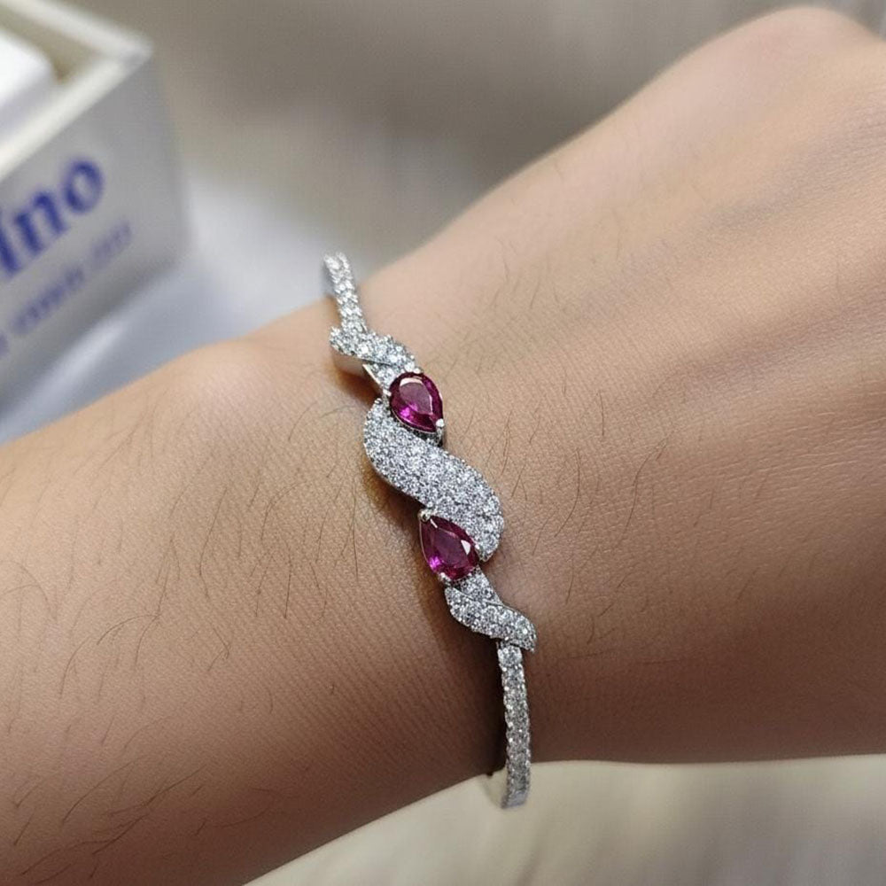 Manisha Jewellery Royal Crystal And Austrian Stone Embellished Bracelet