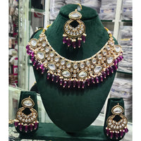 Manisha Jewellery Regal Aura Kundan Stone And Pearl Necklace Set