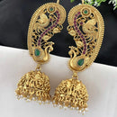 Manisha Jewellery Traditional Pota Stone And Pearl Earcuff Jhumki 
