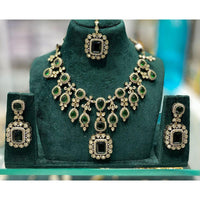 Manisha Jewellery Royal Polki Kundan Stone Necklace Set