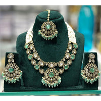 Manisha Jewellery Royal Polki Kundan Stone And Beads Necklace Set