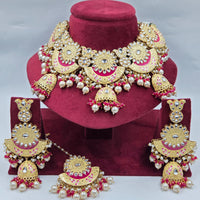 Manisha Jewellery Designer Kundan Stone And Meenakari Choker Necklace Set
