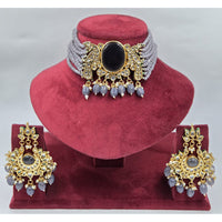 Manisha Jewellery Designer Kundan Stone And Beads Choker Necklace Set