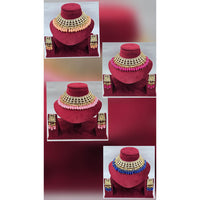Manisha Jewellery Designer Kundan Stone And Beads Choker Necklace Set