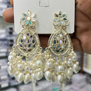 Manisha Jewellery Heritage Mirror Work Pearl Ethnic Dangler Earrings