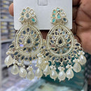 Manisha Jewellery Heritage Mirror Work Pearl Ethnic Dangler Earrings