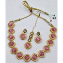 Manisha Jewellery Royal Austrian And Pota Stone Necklace Set