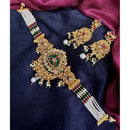 Manisha Jewellery Traditional Pota Stone And Meenakari Pearl Choker Necklace Set