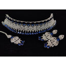 Manisha Jewellery American Diamond Designer Choker Necklace Set