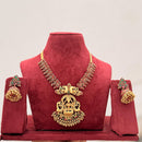 Manisha Jewellery Royal Pota Stone And Temple Designer Necklace Set