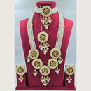 Manisha Jewellery Kundan Stone Meenakari Double Necklace Set