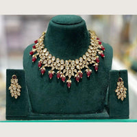 Manisha Jewellery Royal Polki Kundan Stone And Beads Necklace Set