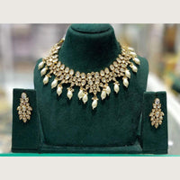 Manisha Jewellery Royal Polki Kundan Stone And Beads Necklace Set