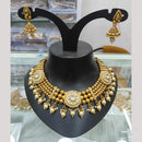 Manisha Jewellery Classic Crystal Stone And Pearl Party Wear Necklace Set