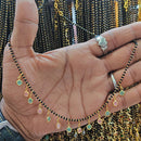 Manisha Jewellery Minimalist Stylish Crystal Stone Black Beads Mangalsutra 