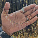 Manisha Jewellery Minimalist Stylish Crystal Stone Black Beads Mangalsutra 