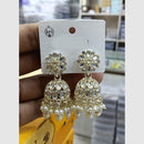 Manisha Jewellery Luxury Kundan Stone And Pearl Jhumki Earrings