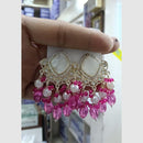 Manisha Jewellery Grand Kundan Stone And Pearl Dangler Earrings