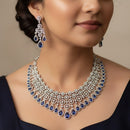 Manisha Jewellery Royal Look American Daimond Necklace Set