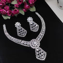 Manisha Jewellery Royal Look American Daimond Necklace Set