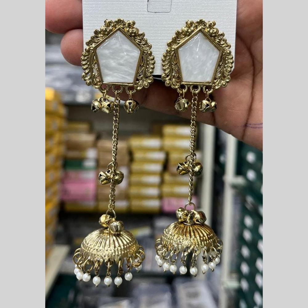 Manisha Jewellery Grand Ghungroo Jhumki Earrings 