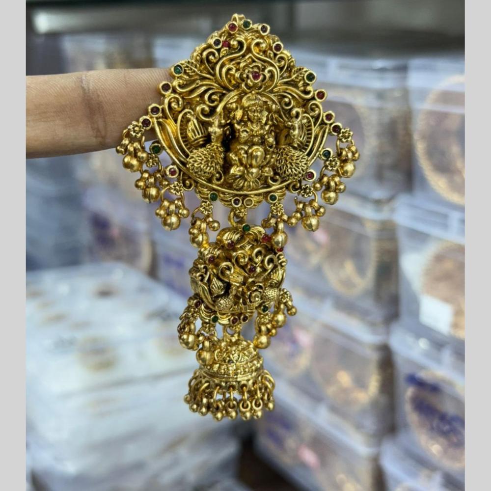 Manisha Jewellery Premium Pota Stone And Pearl Hair Accessories