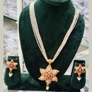 Manisha Jewellery Trendy Pota Stone  Pearl Long Necklace Set