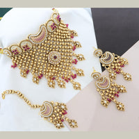 Manisha Jewellery Trendy Kundan Stone And Pearl Choker Necklace Set