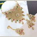 Manisha Jewellery Trendy Kundan Stone And Pearl Choker Necklace Set