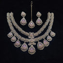 Manisha Jewellery Elegant American Diamond Necklace Set