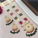Manisha Jewellery Tribal Inspired Kundan and Beads Long Necklace Set