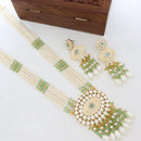 Manisha Jewellery Tribal Inspired Kundan and Beads Long Necklace Set