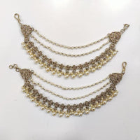 Manisha Jewellery Classic Crystal Stone And Pearl Kanchain
