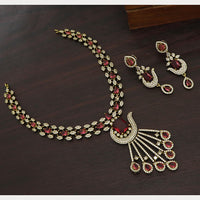 Manisha Jewellery Royal American Diamond Necklace Set