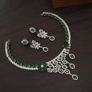Manisha Jewellery Royal American Diamond Necklace Set 