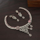 Manisha Jewellery Royal American Diamond Necklace Set