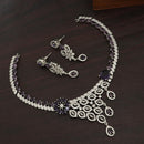 Manisha Jewellery Royal American Diamond Necklace Set