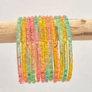 Manisha Jewellery Ethnic Raindrop Glass Bangles Set