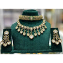 Manisha Jewellery Royal Polki Kundan Stone Choker Double Necklace Set