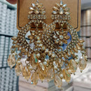 Manisha Jewellery Shiny Austrian Stone And Pearl Dangler Earrings