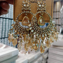 Manisha Jewellery Shiny Austrian Stone And Pearl Dangler Earrings