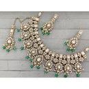 Manisha Jewellery  Royal Pota Stone And Pearl Necklace Set