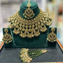 Manisha Jewellery Sparkling Crystal Necklace And Pearl Necklace Set