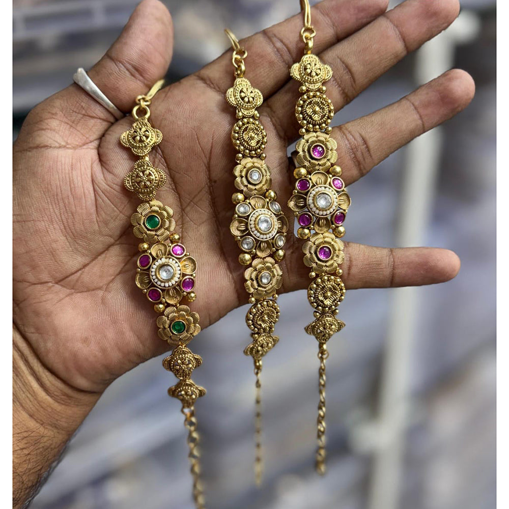 Manisha Jewellery Premium Pota Stone Adjustable Bracelet (One Piece Only)