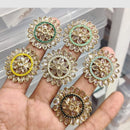 Manisha Jewellery Floral Crystal Stone Statement Ring for Women
