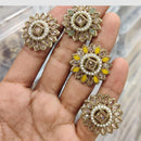 Manisha Jewellery  Crystal Stone And Pearl Statement Ring for Women